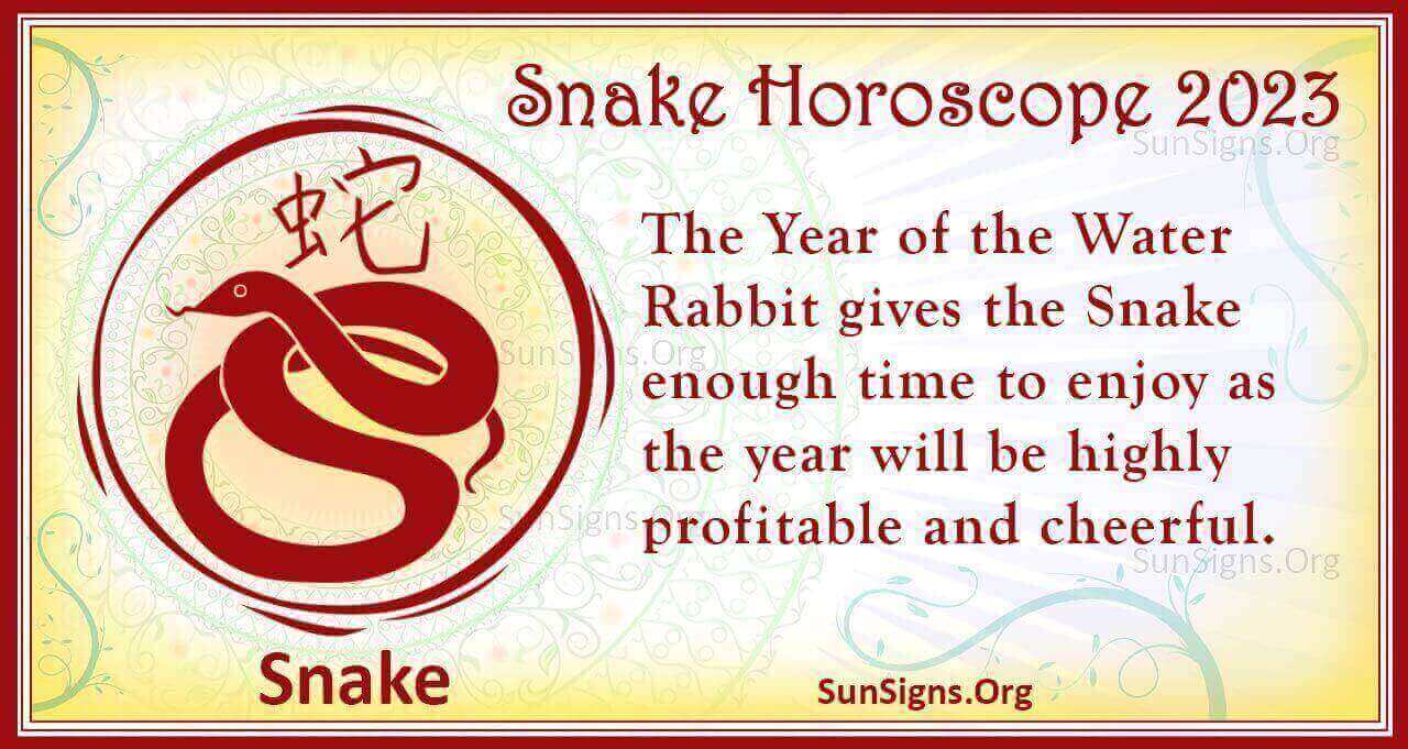 Snake Horoscope 2023 Luck and Feng Shui Predictions!