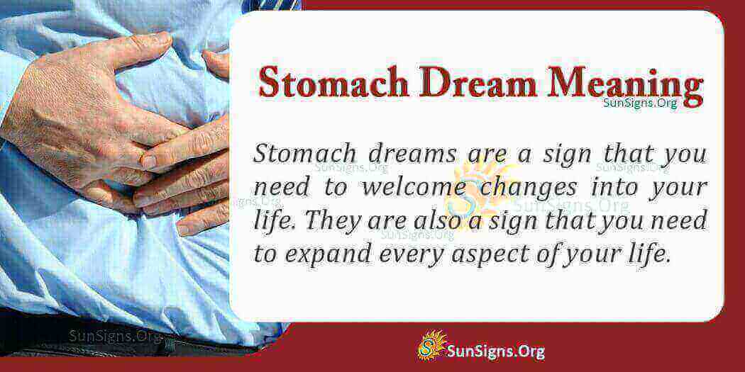 Seeing Stomach In Your Dream Meaning, Interpretation And Symbolism