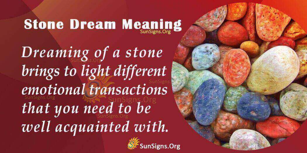 Stone in Your Dream Meaning, Interpretation and Symbolism