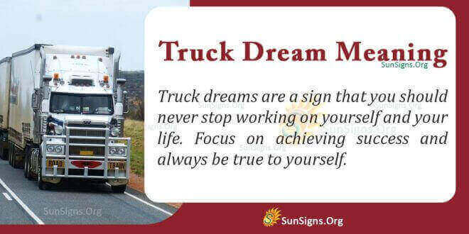 Truck Dream Meaning
