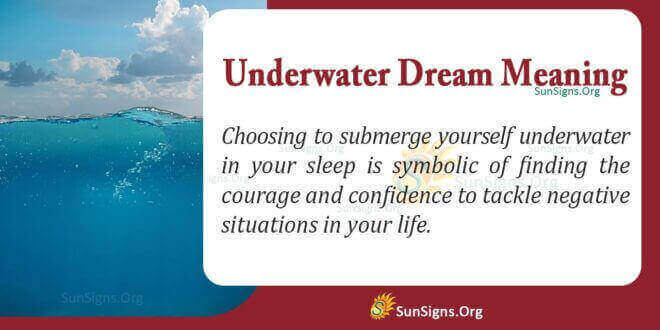 Underwater Dream Meaning