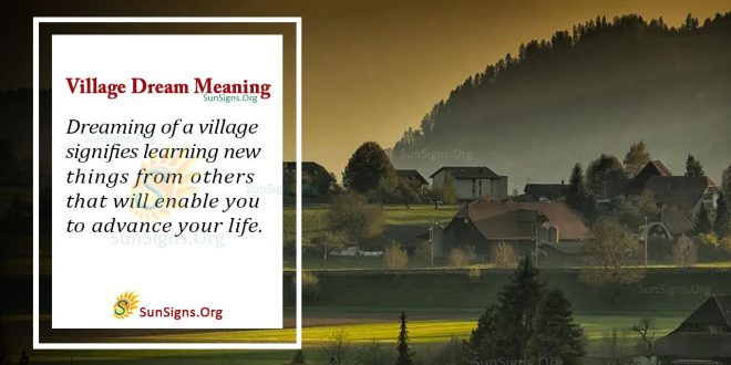 Village Dream Meaning