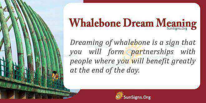 Whalebone Dream Meaning