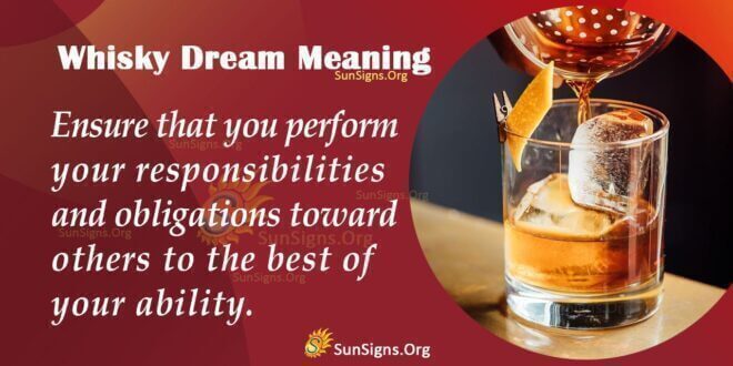 Whiskey Dream Meaning