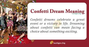 Confetti Dream Meaning