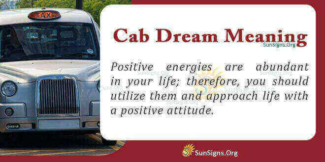 Cab Dream Meaning