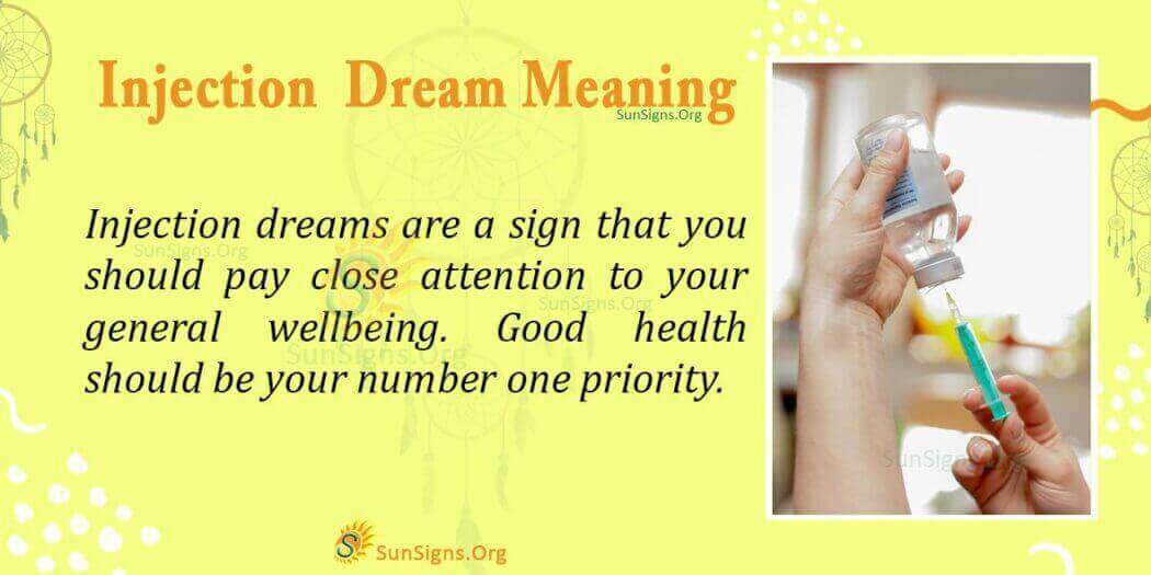 Injection Dream Symbol Meaning, Interpretation and Symbolism