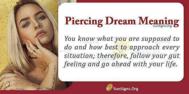 Piercing Dream Meaning
