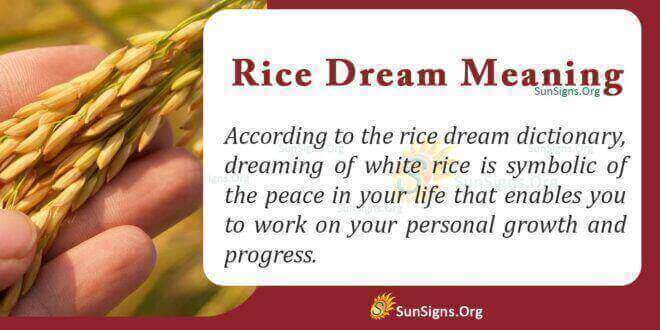 Rice Dream Meaning