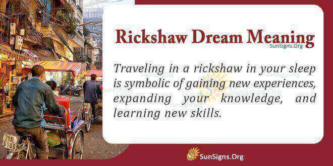 Rickshaw Dream Meaning
