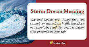 Storm Dream Meaning