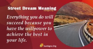 Street Dream Meaning