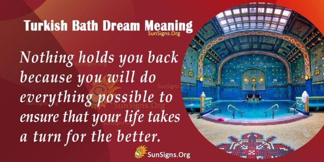 Turkish Bath Dream Meaning
