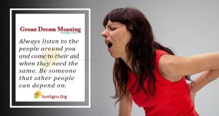 Groan Dream Meaning