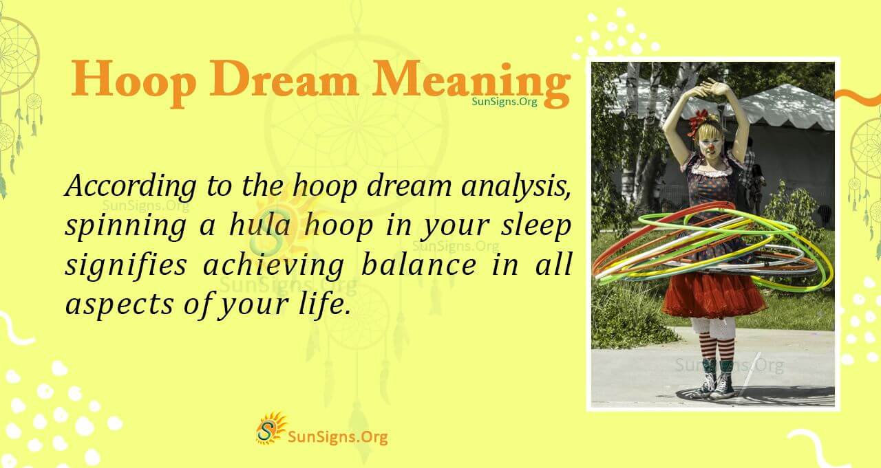 Hoop Dream Symbol Meaning, Interpretation And Symbolism