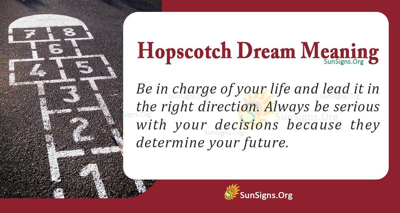Playing Hopscotch In Your Dream Meaning, Interpretation And Symbolism