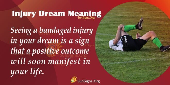 injury dream meaning