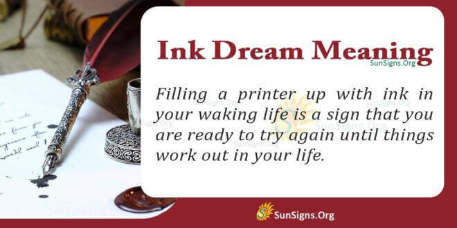 ink dream meaning