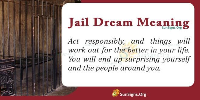 Jail Dream Meaning