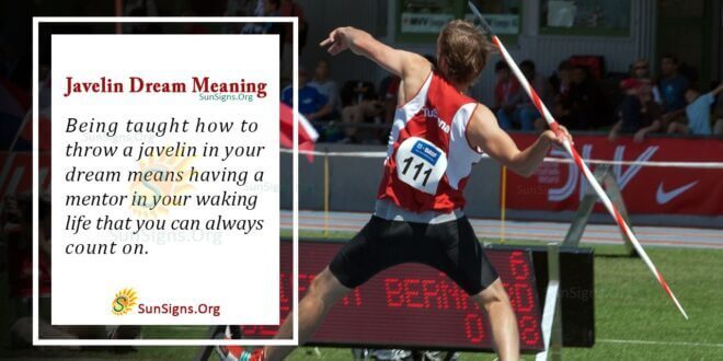 Javelin Dream Meaning