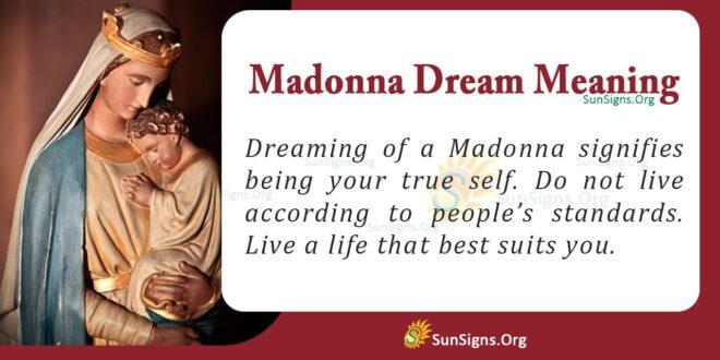 Madonna Dream Meaning