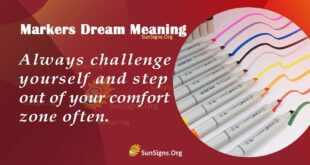 Markers Dream Meaning
