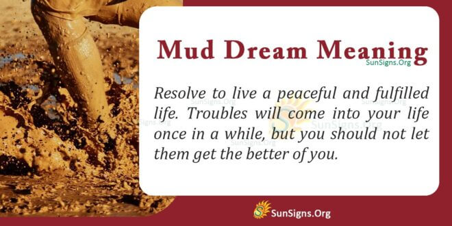 Mud Dream Meaning