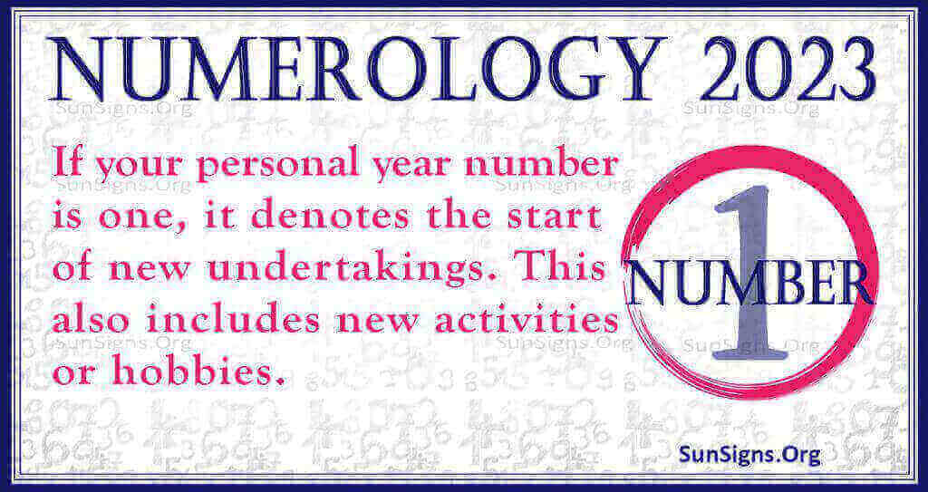 Numerology Number 1