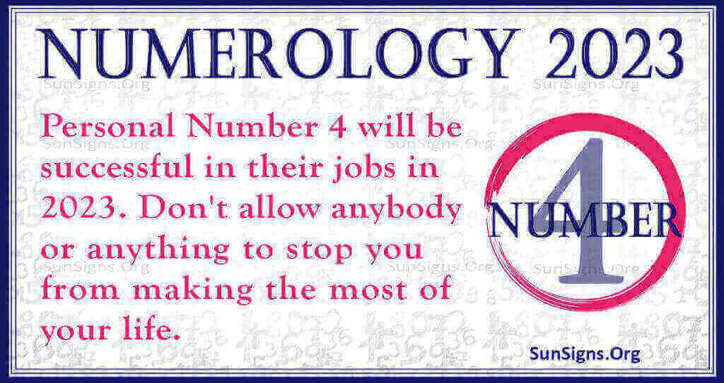 Numerology Number 4