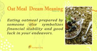 oat meal dream meaning