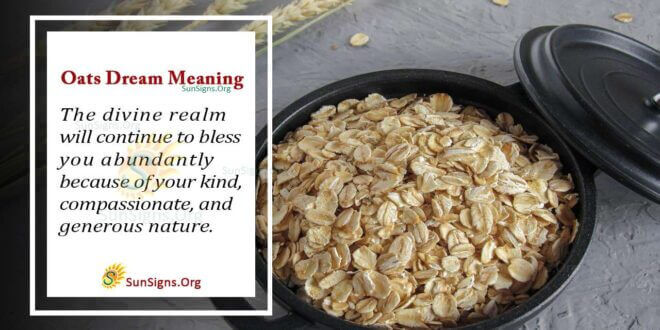 Oats Dream Meaning