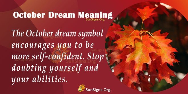 October Dream Meaning