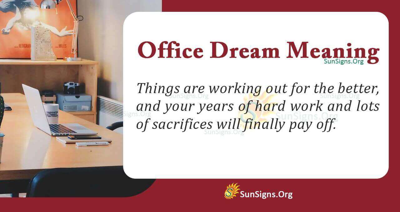 Dream About Office Meaning, Interpretation and Symbolism