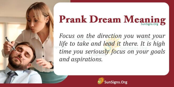 Prank Dream Meaning