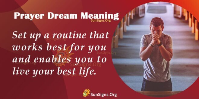 Prayer Dream Meaning