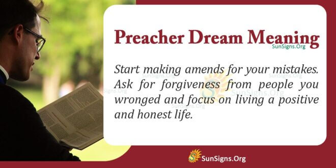 Preacher Dream Meaning