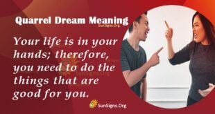 Quarrel Dream Meaning