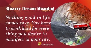 Quarry Dream Meaning