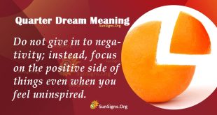 Quarter Dream Meaning