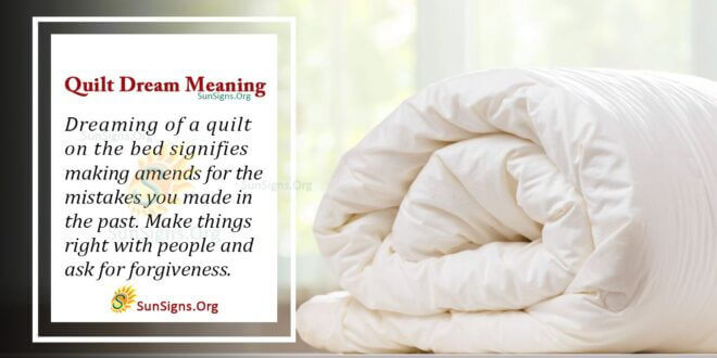 Quilt Dream Meaning