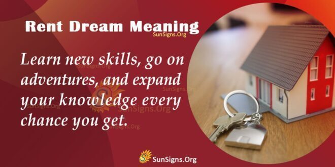 Rent Dream Meaning