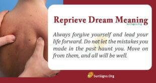 Reprieve Dream Meaning