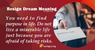Resign Dream Meaning
