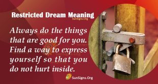 Restricted Dream Meaning