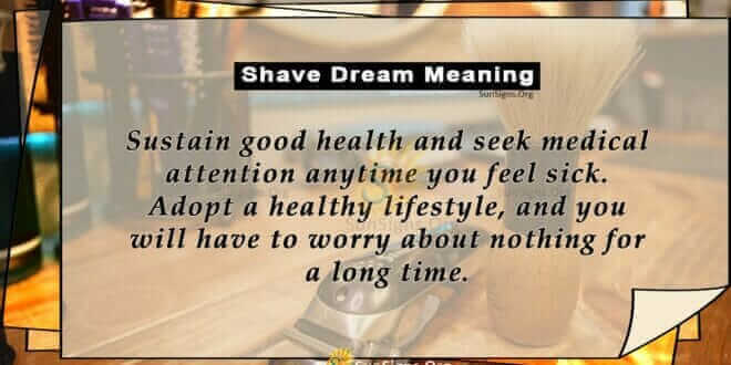 shave dream meaning