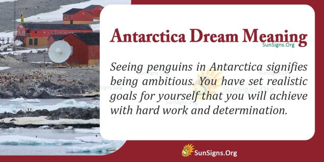 antarctica dream meaning