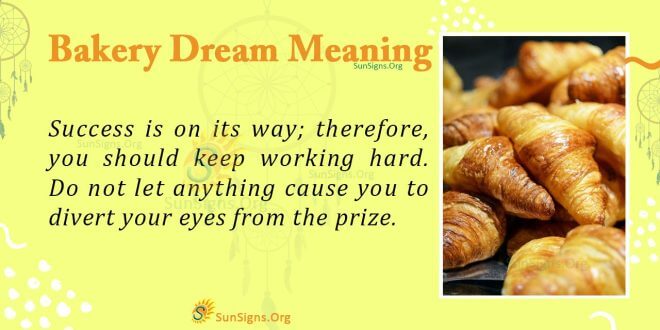 Bakery Dream Meaning
