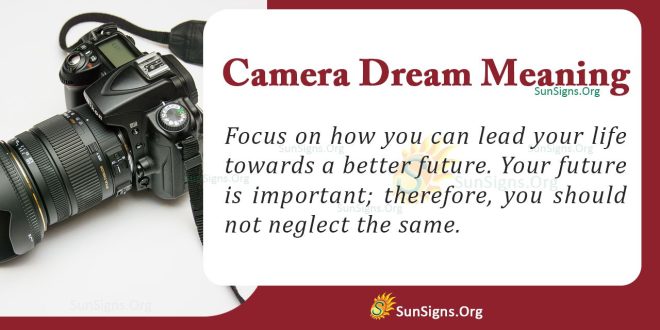 Camera Dream Meaning