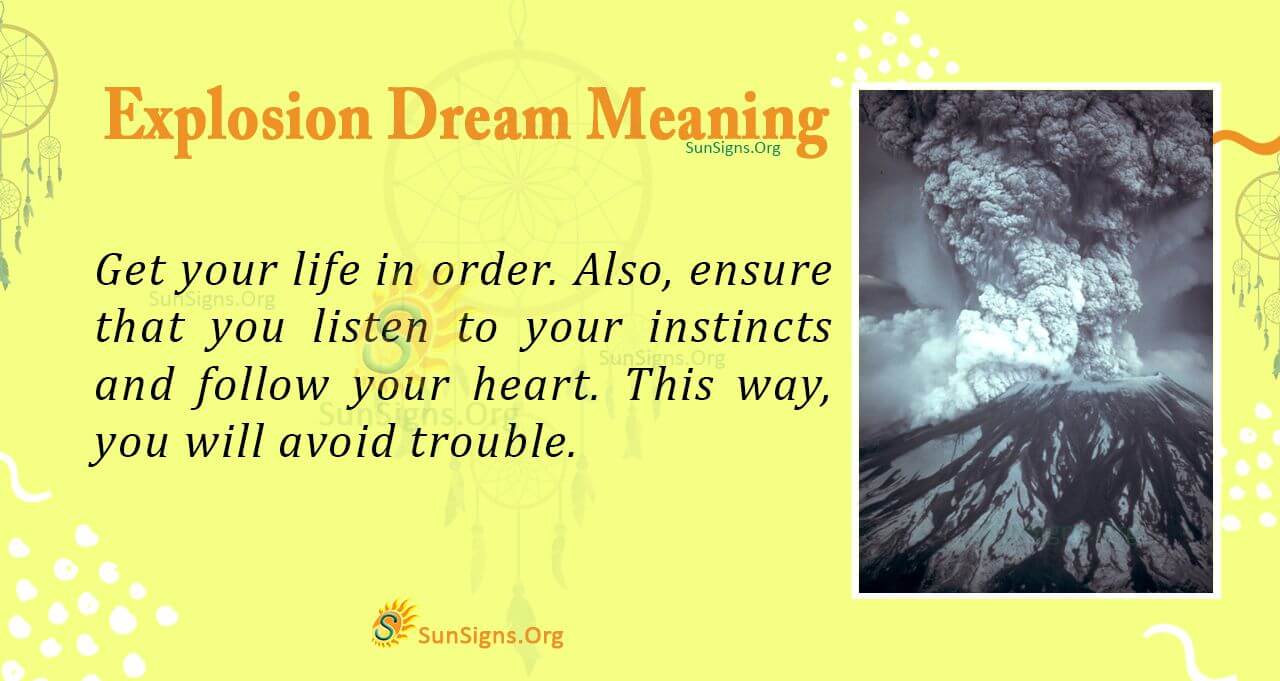 Explosion in Your Dream Meaning, Interpretation and Symbolism