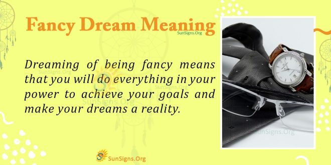 Fancy Dream Meaning